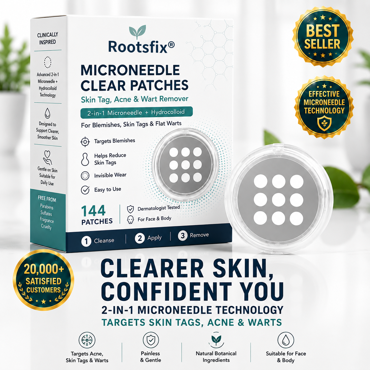 Invisible Patches for Face & Body(ph)