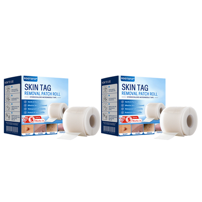 🌟Rootsfix® Multi-Functional Microneedle Hydrocolloid Patch Roll | Targets Skin Tags, Warts & Stubborn Blemishes