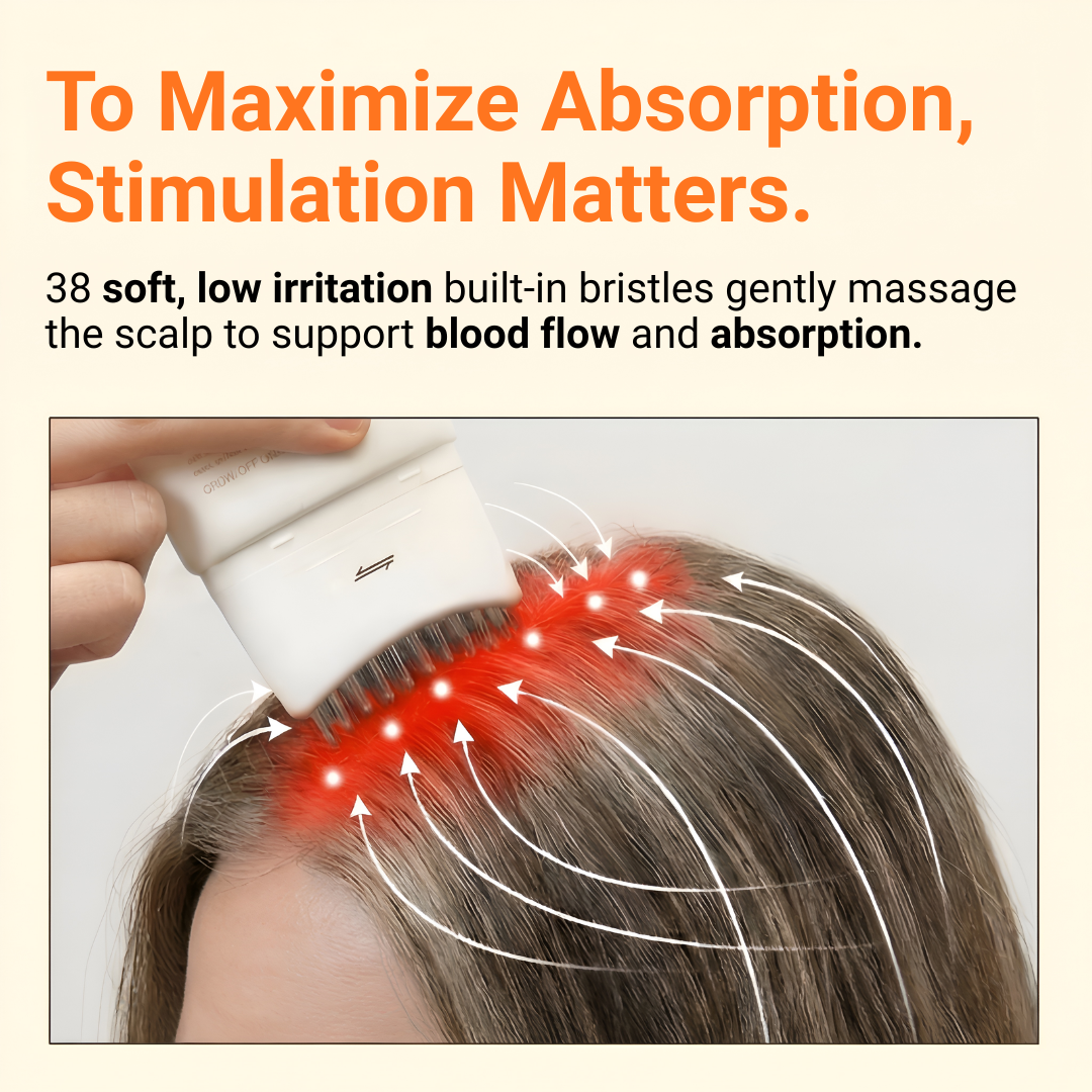 🕊Rootsfix™ GrowTurn Hair Brush Serum